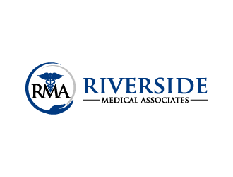 Riverside Medical Associates or RMA logo design by bluespix