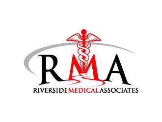 Riverside Medical Associates or RMA logo design by daywalker