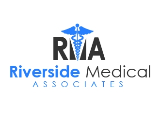 Riverside Medical Associates or RMA logo design by ruthracam