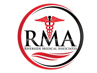 Riverside Medical Associates or RMA logo design by logoguy