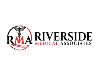 Riverside Medical Associates or RMA logo design by logoguy