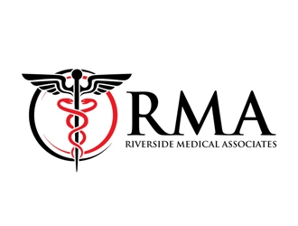 Riverside Medical Associates or RMA logo design by logoguy