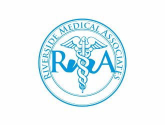 Riverside Medical Associates or RMA logo design by up2date