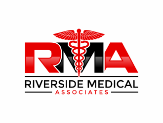 Riverside Medical Associates or RMA logo design by mutafailan