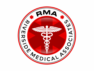 Riverside Medical Associates or RMA logo design by mutafailan