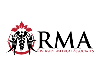 Riverside Medical Associates or RMA logo design by Dawnxisoul393