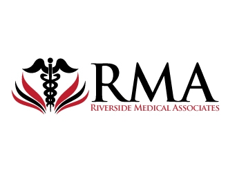 Riverside Medical Associates or RMA logo design by Dawnxisoul393