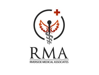 Riverside Medical Associates or RMA logo design by Logoways