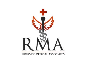 Riverside Medical Associates or RMA logo design by Logoways