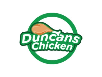 Duncans Chicken logo design by Erasedink