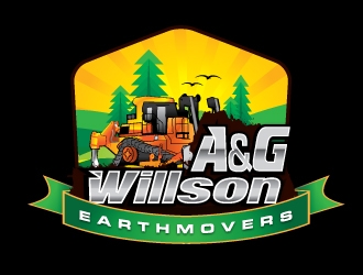 A&G Willson Earthmovers  logo design by dshineart