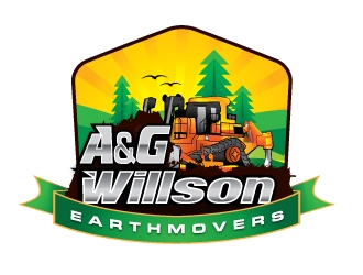 A&G Willson Earthmovers  logo design by dshineart