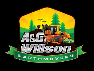 A&G Willson Earthmovers  logo design by dshineart