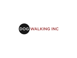 Dog Walking Inc logo design by bricton