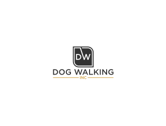 Dog Walking Inc logo design by bricton