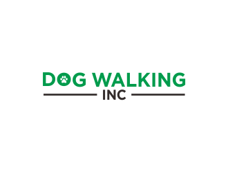 Dog Walking Inc logo design by Greenlight