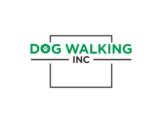 Dog Walking Inc logo design by Greenlight