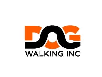 Dog Walking Inc logo design by desynergy