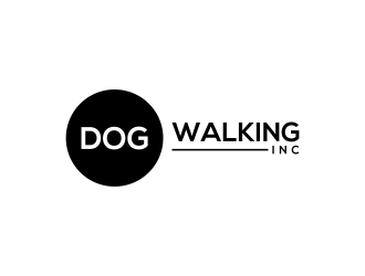 Dog Walking Inc logo design by RIANW