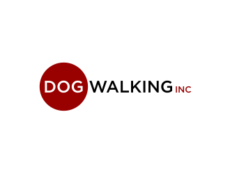 Dog Walking Inc logo design by asyqh