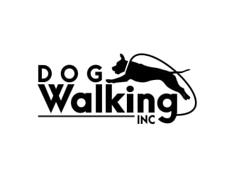 Dog Walking Inc logo design by Mailla