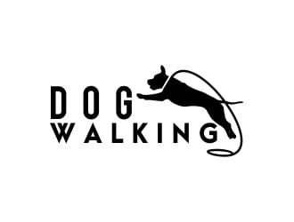 Dog Walking Inc logo design by Mailla