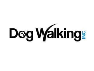 Dog Walking Inc logo design by amar_mboiss