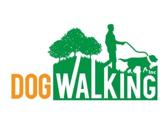 Dog Walking Inc logo design by frontrunner