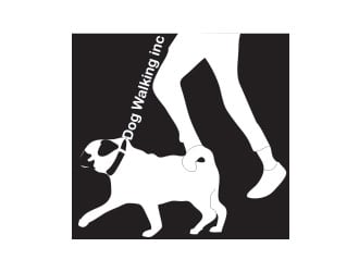 Dog Walking Inc logo design by not2shabby