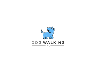 Dog Walking Inc logo design by Msinur