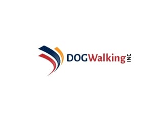 Dog Walking Inc logo design by jhanxtc