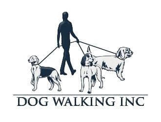 Dog Walking Inc logo design by AYATA