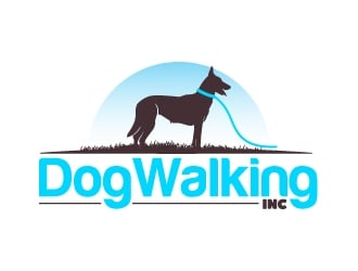 Dog Walking Inc logo design by ElonStark