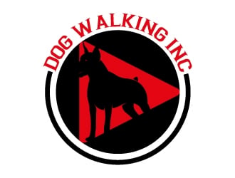 Dog Walking Inc logo design by MUSANG