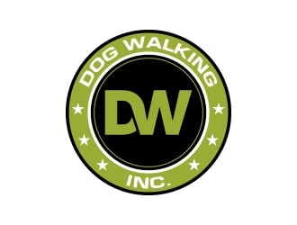 Dog Walking Inc logo design by MarkindDesign