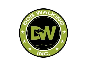 Dog Walking Inc logo design by MarkindDesign