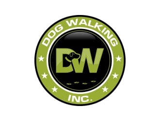 Dog Walking Inc logo design by MarkindDesign