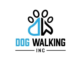 Dog Walking Inc logo design by akilis13