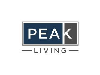 Peak Living logo design by Wisanggeni