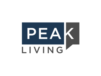 Peak Living logo design by Wisanggeni