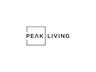Peak Living logo design by blackcane