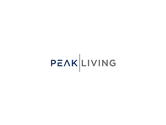 Peak Living logo design by johana