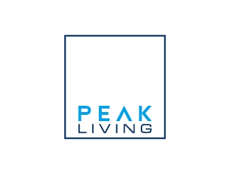 Peak Living logo design by angga