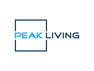Peak Living logo design by angga