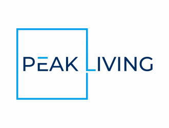 Peak Living logo design by luckyprasetyo