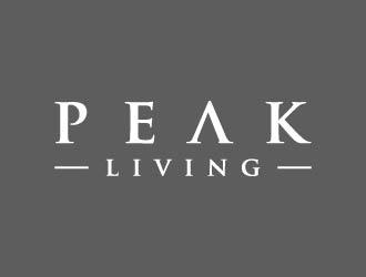 Peak Living logo design by maserik
