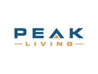 Peak Living logo design by maserik
