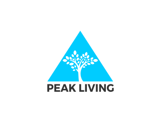 Peak Living logo design by SmartTaste