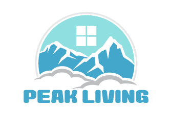 Peak Living logo design by justin_ezra