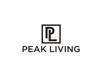 Peak Living logo design by blessings